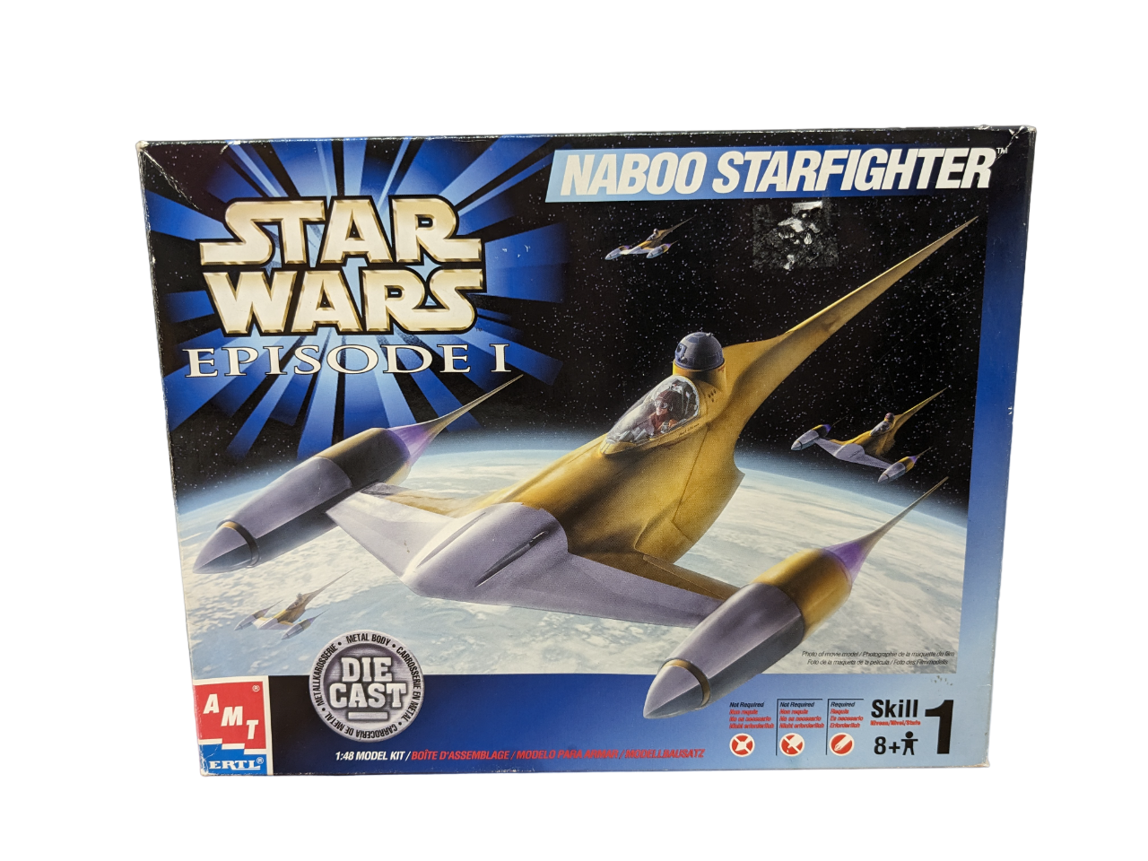 Star Wars Episode I Naboo Starfighter 1 48 Model Kit