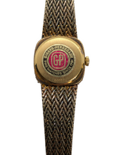 Load image into Gallery viewer, Girard-Perregaux Gold Plated Silver Wind-Up Watch With Diamonds