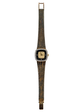 Load image into Gallery viewer, Girard-Perregaux Gold Plated Silver Wind-Up Watch With Diamonds