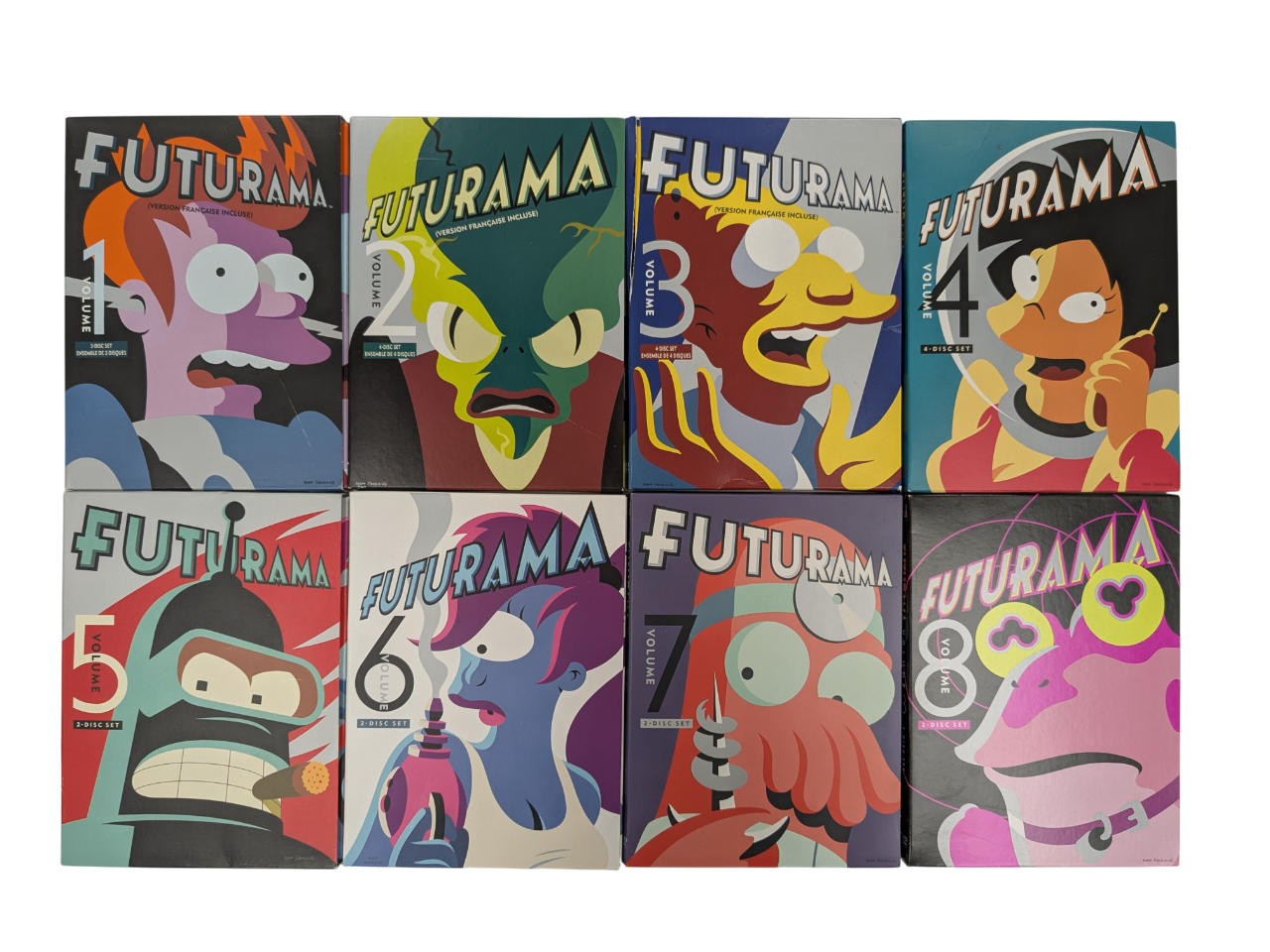 Futurama The Complete Series (seasons 1-8) on DVD