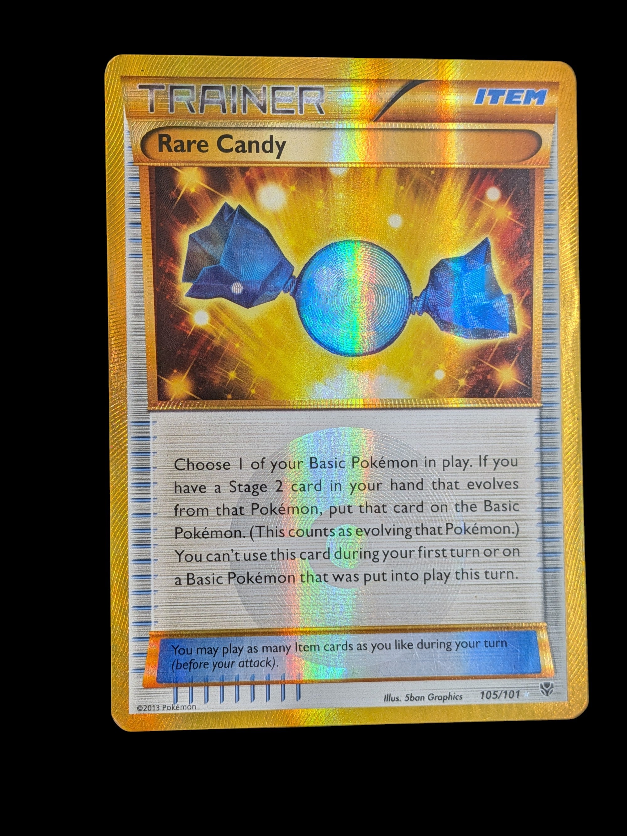 Rare Candy (105 Secret Rare) - Holofoil Plasma Blast - Secret Rare Heavily Played Holofoil Rare Candy (105 Secret Rare) - Holofoil Plasma Blast - Secret Rare Heavily Played Holofoil
