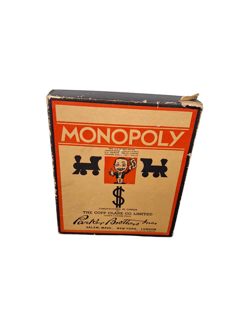 Vintage Monopoly Board Game (1936) - No Board