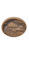 Load image into Gallery viewer, Karl Rothammer Reproduction Wood Carving &#39;Beaver Family&#39; Wall Plaque
