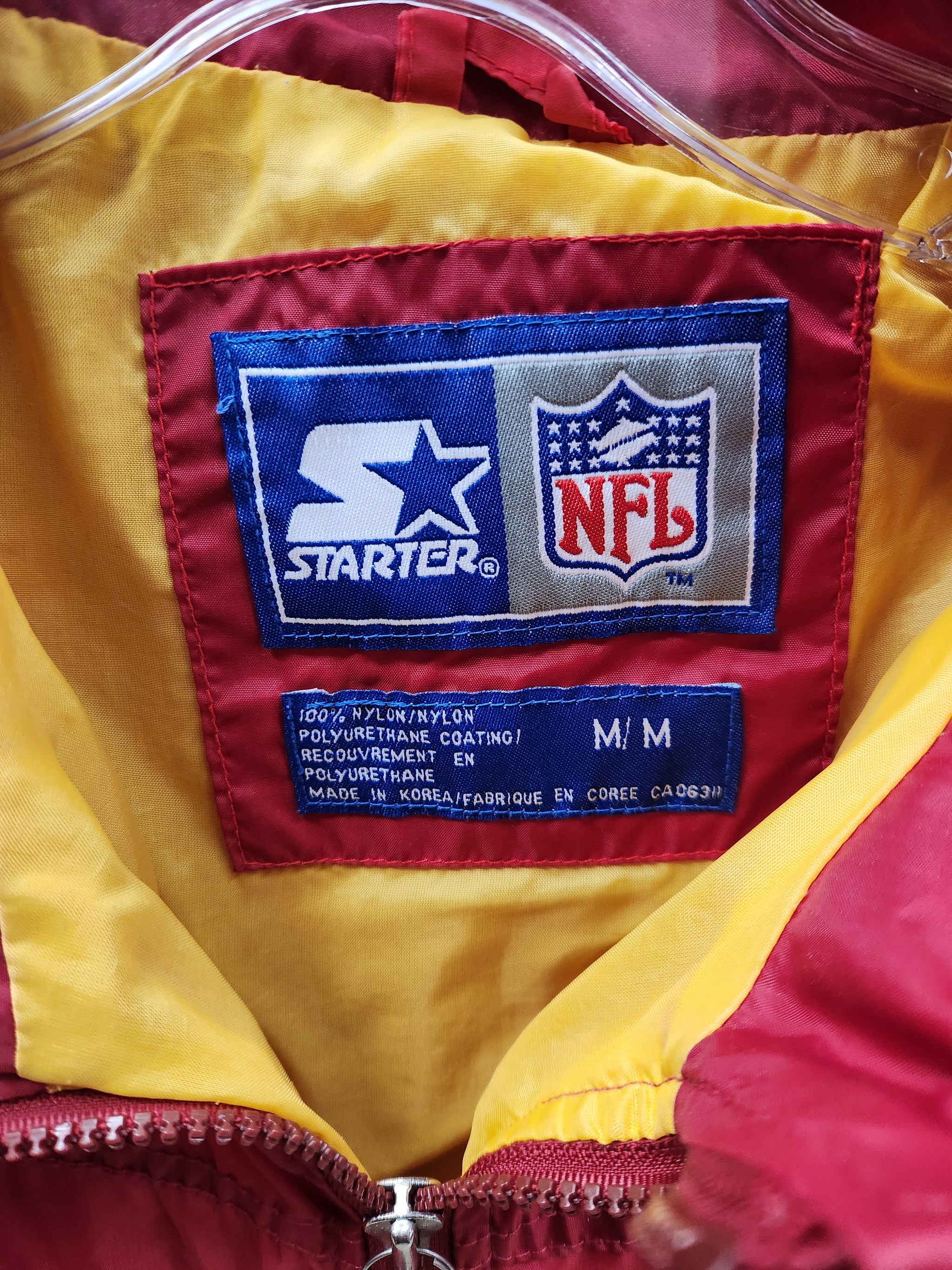 Vintage Washington Redskins Jacket Shell Medium