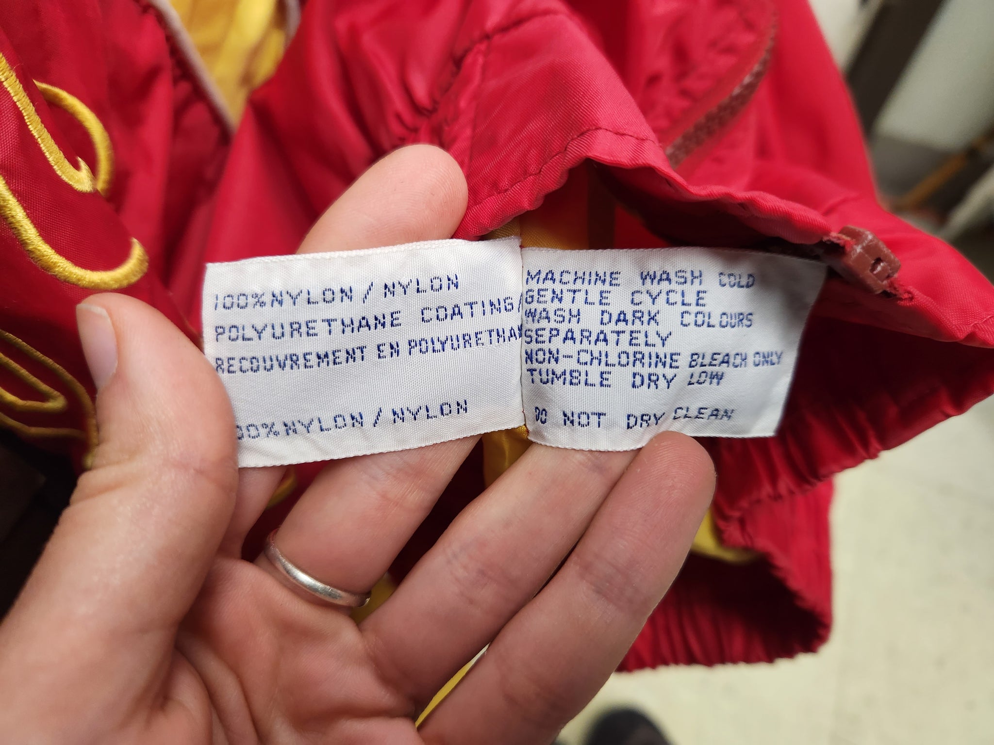 Vintage Washington Redskins Jacket Shell Medium