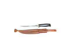 Load image into Gallery viewer, Normark Fiskars Fillet Fish Knife 1967, with leather sheath
