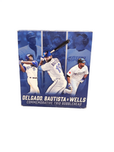 Load image into Gallery viewer, Delgado, Bautista and Wells Blue Jays Commemorative Trio Bobbleheads
