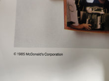 Load image into Gallery viewer, Vintage 1985 McDonald's "30 Year Anniversary" Poster
