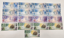 Load image into Gallery viewer, Circulated 2002, '04, '05, '06 $5, $10, $20 Canadian Bills
