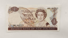 Load image into Gallery viewer, Circulated $1 New Zealand Paper Banknote
