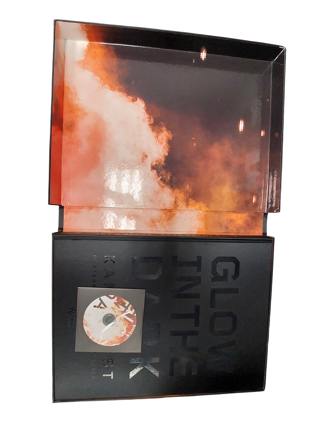 Kanye West Glow in the Dark Hardcover book with CD and Box