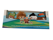 Load image into Gallery viewer, Official Vancouver 2010 Mascot and sideskicks, collectors set
