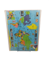 Load image into Gallery viewer, Harris Explorer World-Wide Postage Stamp Album With Many Stamps
