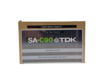 Load image into Gallery viewer, TDK SA-C90 High Bias Cassette Tape
