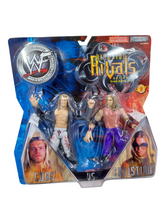 Load image into Gallery viewer, WWF WWE Ringside Rivals Series 2 Edge Vs Christian Action Figures (Jakks Pacific, 2002)
