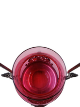 Load image into Gallery viewer, Victorian Cranberry Glass Pickle Jar
