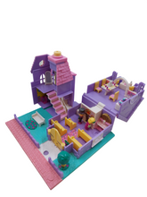 Load image into Gallery viewer, Bluebird Polly Pocket Lightup Wedding Chapel *As is* With 2 figures (1993)
