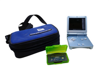 Load image into Gallery viewer, Gameboy Advance SP Pearl Blue (Broken case / hinge)
