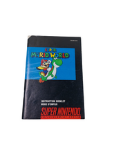 Load image into Gallery viewer, Super Mario World Instruction Manual (SNES)
