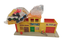 Load image into Gallery viewer, Fisher Price Little People Play Family Village, Barbershop, Garage, Firehouse and Theatre (1973)
