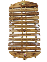 Load image into Gallery viewer, Olive Wood The Ten Commandments Plaque
