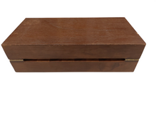 Load image into Gallery viewer, Vintage East Asian Hand Carved Wood Chess set with folding board.
