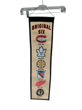 Load image into Gallery viewer, NHL Heritage Banner - Original Six Teams (8" x 31.5")
