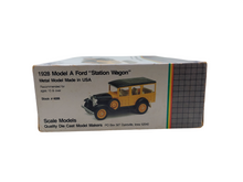 Load image into Gallery viewer, JLE Ford Model A "Station Wagon" Metal Scale Model
