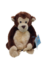 Load image into Gallery viewer, Ganz Webkinz Chimpanzee (HM172) with original tag (code looks unused)
