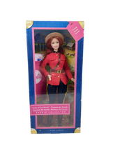 Load image into Gallery viewer, Barbie Collector Dolls of the World Canada RCMP Doll Pink Label
