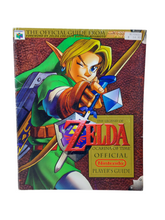 Load image into Gallery viewer, The Legend of Zelda Ocarina of Time Official Nintendo Player's Guide with Intact Map
