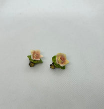 Load image into Gallery viewer, Floral Clip-on Earrings (Made in England)
