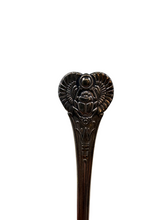 Load image into Gallery viewer, Set of 4 Egyptian Revival Scarab Beetle Demitasse Spoons
