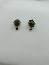 Load image into Gallery viewer, Floral Clip-on Earrings (Made in England)
