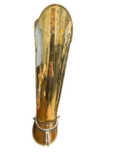 Load image into Gallery viewer, Vintage Brass Boot, Walking Stick/ Umbrella Stand With Spur

