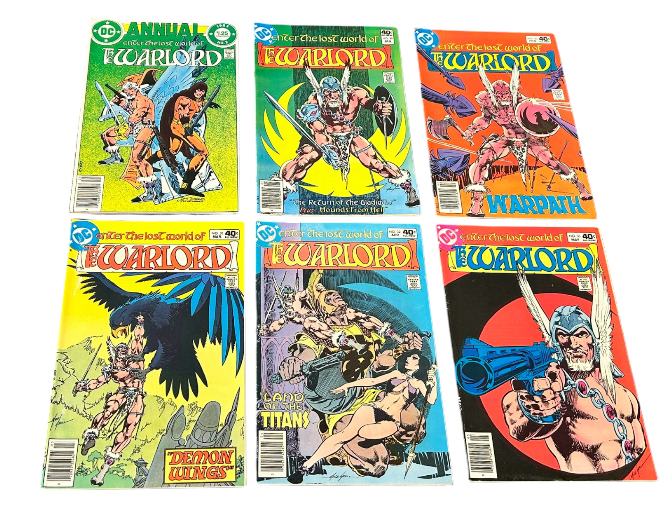 DC Comics, The Warlord #29-#62, #64-#75 + Annual #2 (1980-1983)