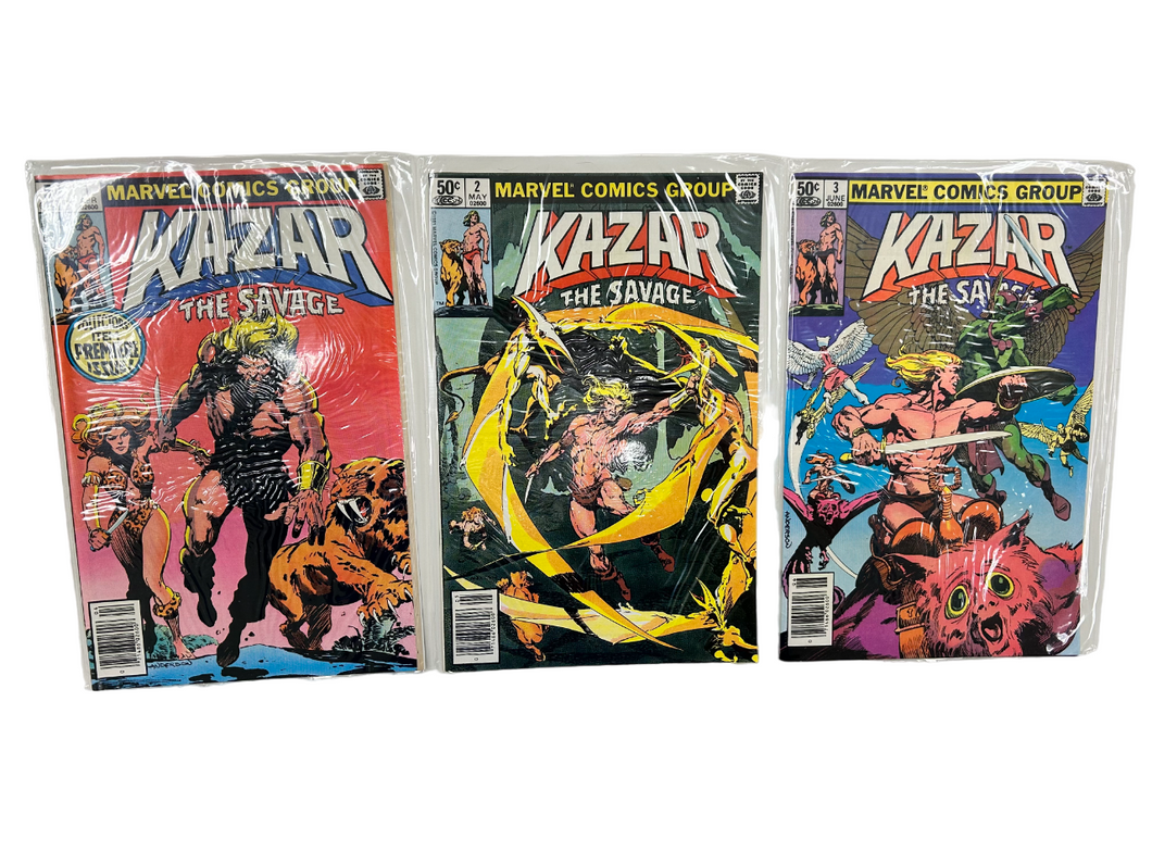 Marvel Comics, Kazar The Savage (1-3) 1981