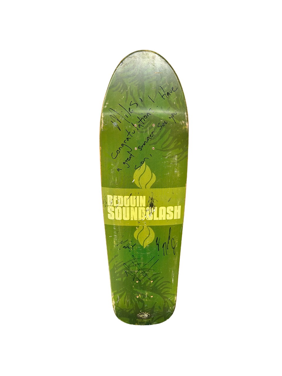 Bedouin Soundclash Autographed Skateboard Deck