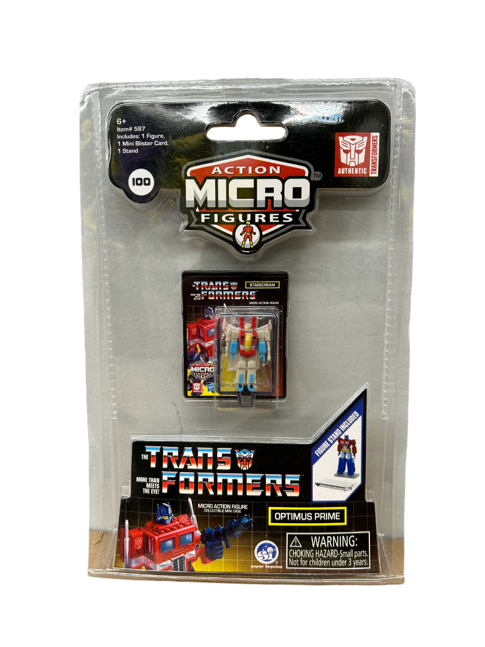 Transformers Action Micro Figures - Starscream *MISPRINTED*