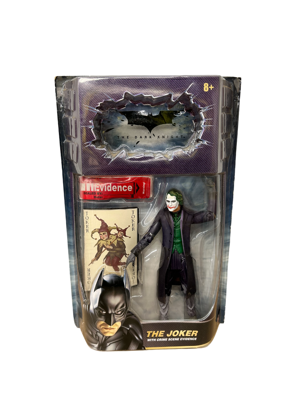 Batman/The Dark Knight Joker Figure w/ Crime Scene Evidence (SEALED)