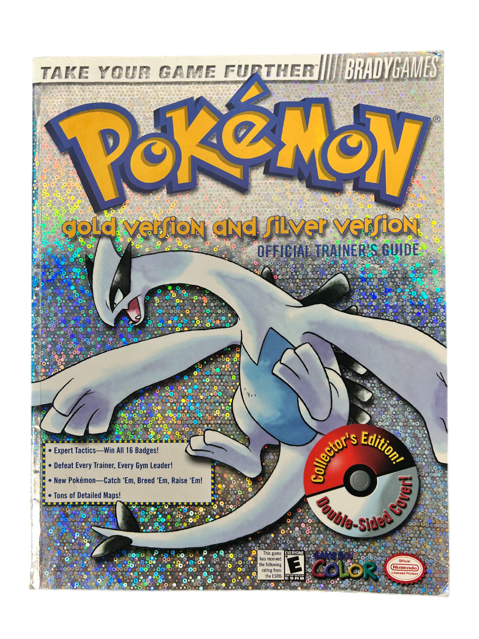 Pokemon Gold & Silver Official Trainer's Guide (Collector's Edition) w/ Double Sided Cover