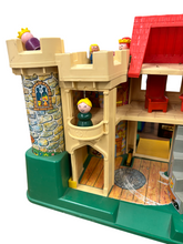 Load image into Gallery viewer, Fisher Price 1974 Castle w/ Dragon, Wagons, etc.
