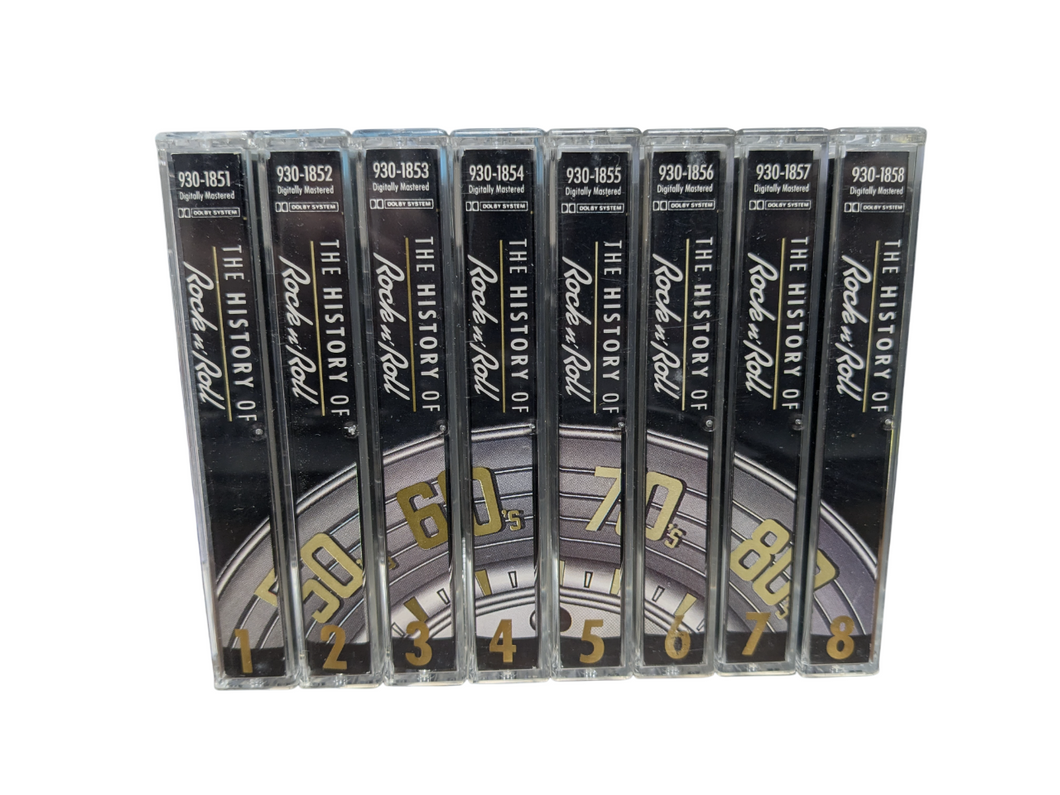 The History of Rock n' Roll: Gold Collection 1-8 (Cassette, 1990)