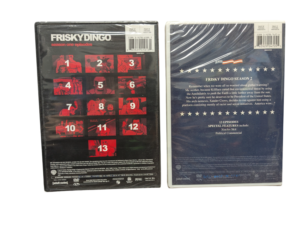 Freaky Dingo Season 1 and 2 (DVD) - *new, still sealed*