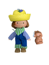 Load image into Gallery viewer, Strawberry Shortcake Huckleberry Pie doll with Pupcake pet No. 43030 (open box, 1981)
