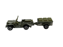 Load image into Gallery viewer, Zymex 2432 MASH Jeep car with trailer (1:87 scale)
