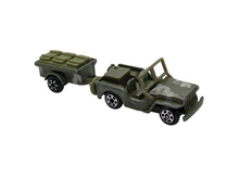 Load image into Gallery viewer, Zymex 2432 MASH Jeep car with trailer (1:87 scale)
