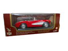 Load image into Gallery viewer, Road Legends 1957 Chevrolet Corvette Collectibles Die Cast Metal 1:18 in Box
