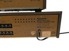 Load image into Gallery viewer, Panasonic Model RE-7750C FM-AM-4 Channel Stereo, RS-845US 2/4 Channel 8-Track Player and Panasonic Speakers (7750)
