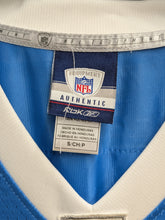 Load image into Gallery viewer, Shawne Merriman San Diego Chargers #56 Reebok Authentic NFL Blue Jersey (size small, length +2)
